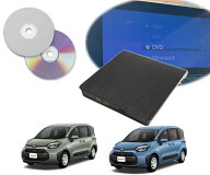 シエンタ DVD/CDプレイヤー 車載用dvd 純正 10.5インチ ディスプレイオーディオ用 コネクテッドPlus 10系…