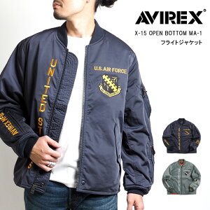 AVIREX ArbNX tCgWPbg X-15 OPEN BOTTOM MA-1 s(6122139) u] Wp[ AE^[ H~ Y JWA AJW ~^[ uh ABbNX 