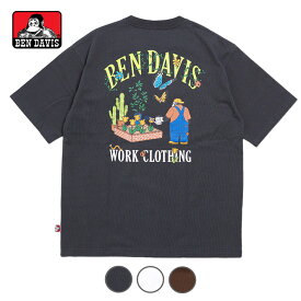BEN DAVIS ベンデイビス Tシャツ 半袖 ガーデニングイラスト (C-23580057) 半袖Tシャツ メンズ ブランド カジュアル アメカジ ワークウェア
