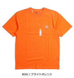 CARHARTT カーハート Tシャツ 胸ポケット付き 無地 ワンポイント (K87) 半袖Tシャツ メンズ ブランド カジュアル アメカジ ワークウェア