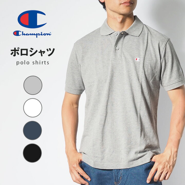 楽天市場】CHAMPION チャンピオン ポロシャツ 半袖 鹿の子 ワン 