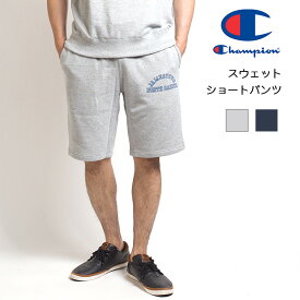 【残り1点タイムセール50%OFF】CHAMPION チャンピオン スウェットショーツ カレッジロゴ (C3-X514) ショートパンツ ハーフパンツ メンズ カジュアル アメカジ スポーツ ブランド