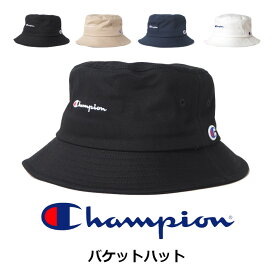 チャンピオン CHAMPION バケットハット (587-006A) バケハ 帽子 ぼうし フリーサイズ 黒紺白 メンズ レディース ペアルック カジュアル アメカジ スポーツ ブランド