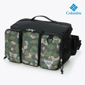 COLUMBIA コロンビア ヒップバッグ バイパーリッジPFG コラボ オリジナルカモ柄 撥水 (PU8541-389) ウエストバッグ カバン メンズ ブランド カジュアル アウトドア