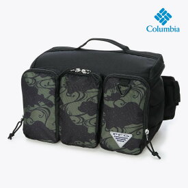 COLUMBIA コロンビア ヒップバッグ バイパーリッジPFG コラボ オリジナルカモ柄 撥水 (PU8541-397) ウエストバッグ カバン メンズ ブランド カジュアル アウトドア