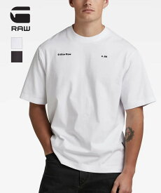 G-STAR RAW ジースターロウ Tシャツ 両胸ワンポイント (D23218-C336) 半袖Tシャツ メンズ ブランド インポート カジュアル アメカジ