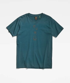 G-STAR RAW ジースターロウ Tシャツ タテロゴ (D21541-336-1861) 半袖Tシャツ メンズ ブランド インポート カジュアル アメカジ