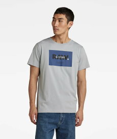 G-STAR RAW ジースターロウ Tシャツ ボックスロゴ (D21544-336-1238) 半袖Tシャツ メンズ ブランド インポート カジュアル アメカジ