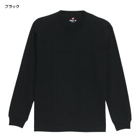 【大きいサイズ】HANES ヘインズ ビーフィー ロンT 無地 厚手 (H5186L) 長袖Tシャツ 白紺黒 メンズ カジュアル アメカジ ブランド