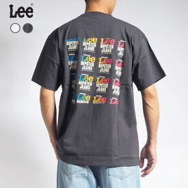 LEE リー Tシャツ 半袖 バックマルチロゴ 2デザイン (LT3134) 半袖Tシャツ メンズ レディース ペアルック カジュアル アメカジ ブランド