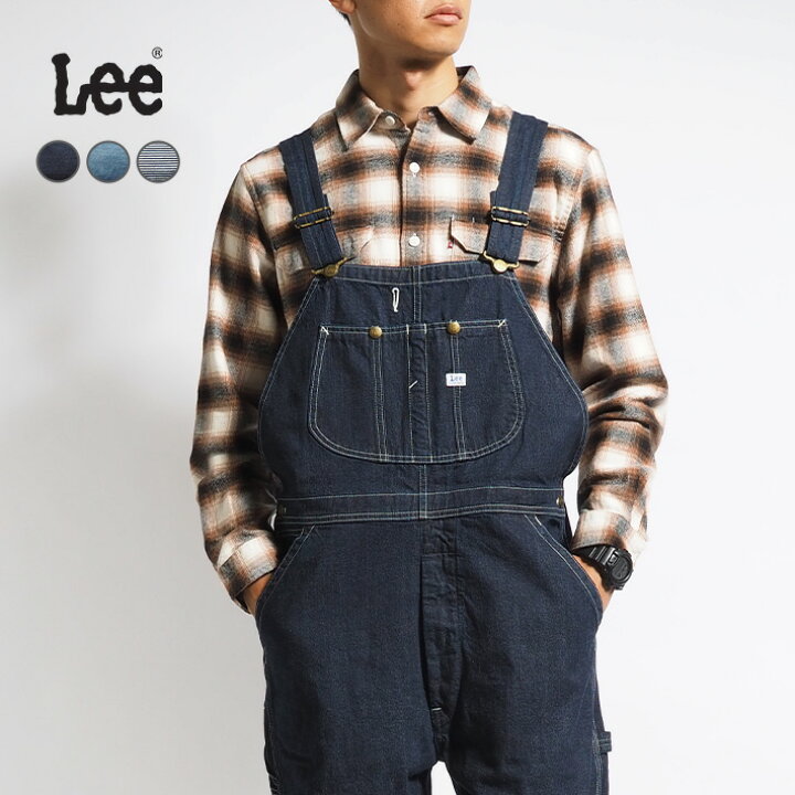 YAQ1【アメリカ製】Lee(リー) オーバーオール【メンズ50×30】デニム 寛大