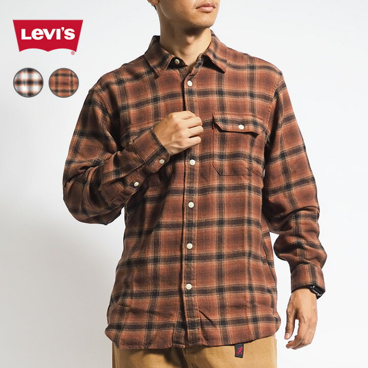 楽天市場】【セール10%OFF】LEVIS リーバイス フランネルシャツ 長袖 