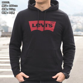 Levi's リーバイス プルオーバーパーカー 裏毛 バットウィングロゴ (196220003/196220005/196220018) スウェットパーカー 定番 メンズ カジュアル アメカジ ブランド LEVIS りーばいす