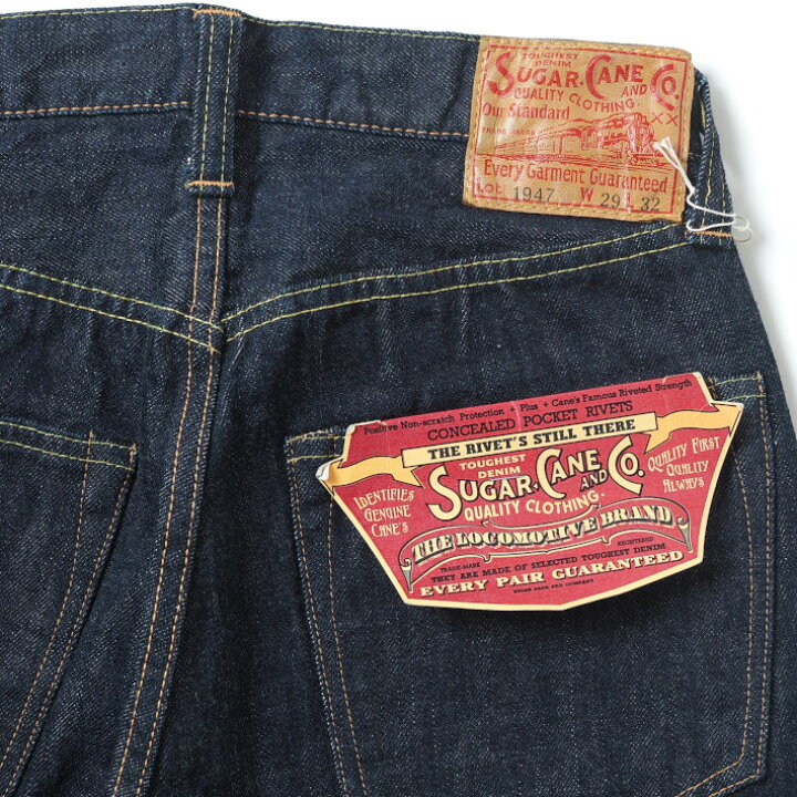 楽天市場】SUGAR CANE シュガーケーン ジーンズ 1947モデル 14.25oz 
