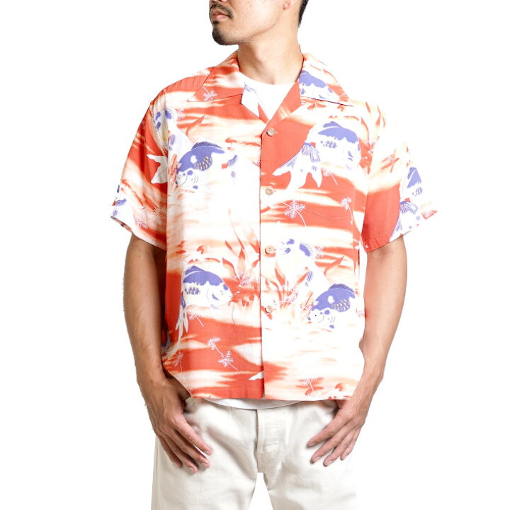 楽天市場】SUN SURF サンサーフ アロハシャツ 開襟シャツ 日本製 金魚 