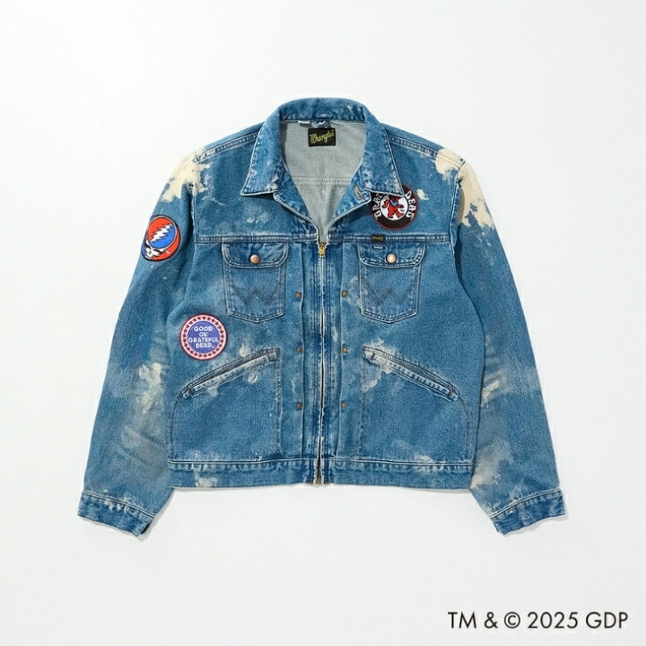 WRANGLER GRATEFUL DEAD グレイトフルデット コラボ Gジャン デニムジャケット WM4024 ラングラー アウター メンズ カジュアル アメカジ ブランド M S SANSHIN エムズサンシン