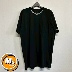 クロムハーツ ネックロゴ 黒 ブラック 半袖 Tシャツ トップス メンズ レディース XLサイズ 新品未使用