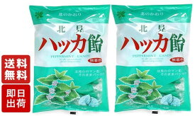 北見ハッカ飴 240g ×2袋セット 北見ハッカ通商 薄荷 ミント ハッカアメ 北見名物 花粉対策 送料無料