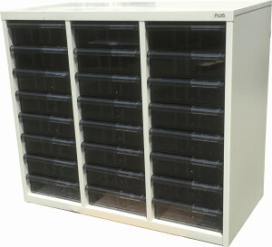 【わけあり アウトレット(訳あり)】 【運送事故品】トレーキャビネットA4 3列8段(深型) 本体色=エルグレー【個人宅へのお届け不可商品です。】