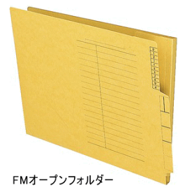 コクヨ KOKUYO 医療施設用文具 カルテフォルダー類 FMオープンフォルダー 寸法：W311（+15）×H240ミリ A4-FLF 120冊組