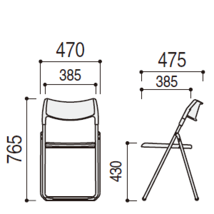 楽天市場】【受注生産】 内田洋行 ウチダ UCHIDA 折りたたみ椅子