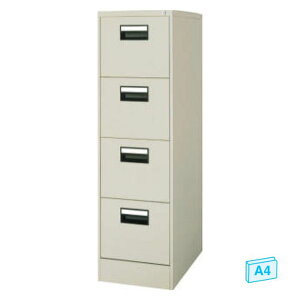 コクヨ KOKUYO ファイリングキャビネット A4サイズ引出し 4段 F1色 W388×D620×H1335mm A4-04-N