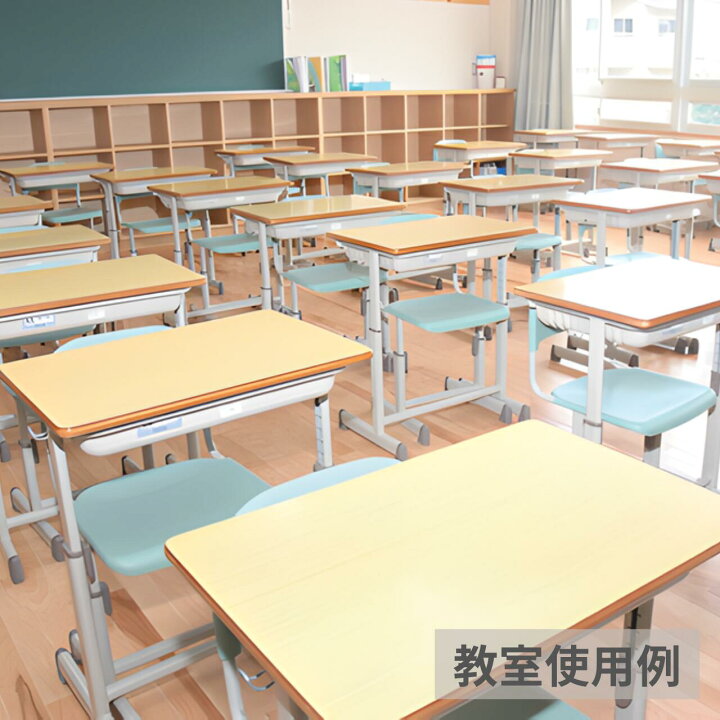 楽天市場】アイリスチトセ 学校机+椅子セット 学習机 学校イス 生徒用 
