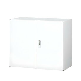 生興 両開き書庫 上置用 ホワイト W880×D400×H730mm ANW-32H