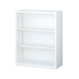 生興 オープン書庫 下置用 ホワイト W880×D400×H1120mm ANW-34K