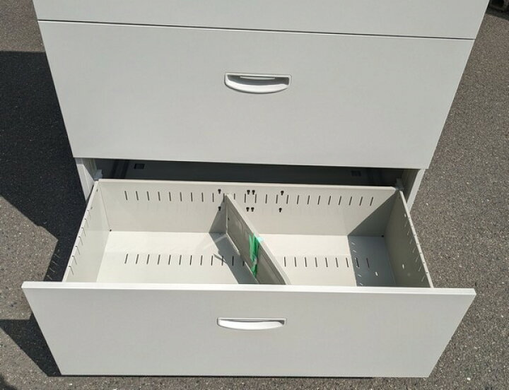 楽天市場】【中古】 ナイキ 両開き書庫＋ラテラルキャビネットAW色 
