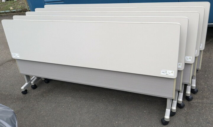 楽天市場】【中古】 会議用スタックテーブル（パネル付き）W1800,D450 