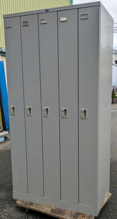 楽天市場】【中古】 ウチダ シリンダー錠タイプ 5人用ロッカー NF 