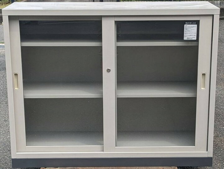 楽天市場】【中古】 コクヨ 引き違い書庫S-435GF1+専用ベースW1200 