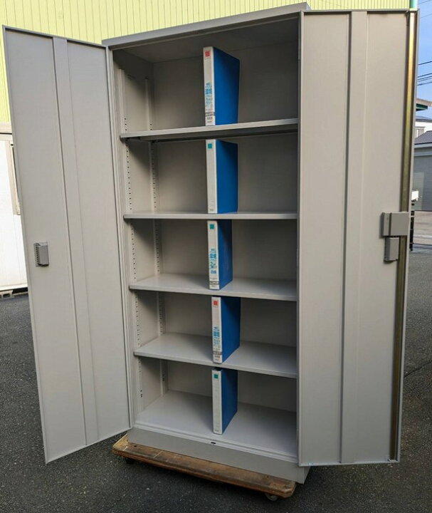 楽天市場】【中古】 コクヨ A4ファイル対応 両開き書庫 W880,D400 