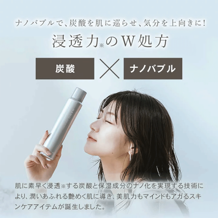ルリーク NANO スパークリングミスト　2本セット 振る、巡る、アガる。「いつでも潤いに満ちる化粧水」ルリーク