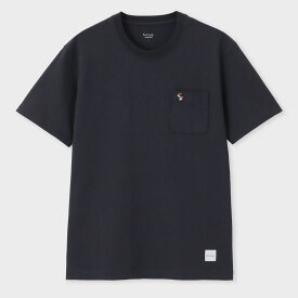 ポールスミス paul smith 半袖 Tシャツ メンズ レディース ブランド 綿 コットン トップス おしゃれ ロゴ 夏 白 ゆったり カジュアル 薄地 薄手 U首 カットソー ルームウェア パジャマ