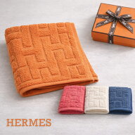 エルメス HERMES ハンカチ ハンカチタオル ハンドタオルギフト プレゼント 大判 ブランド 綿 高級 厚手 …