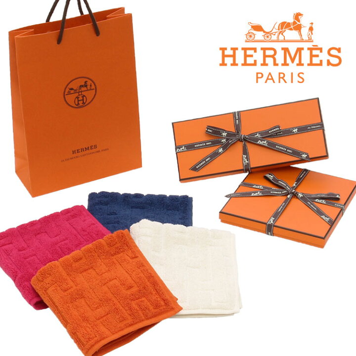 楽天市場】エルメス HERMES ステアーズ ハンドタオル ハンカチ ギフト 