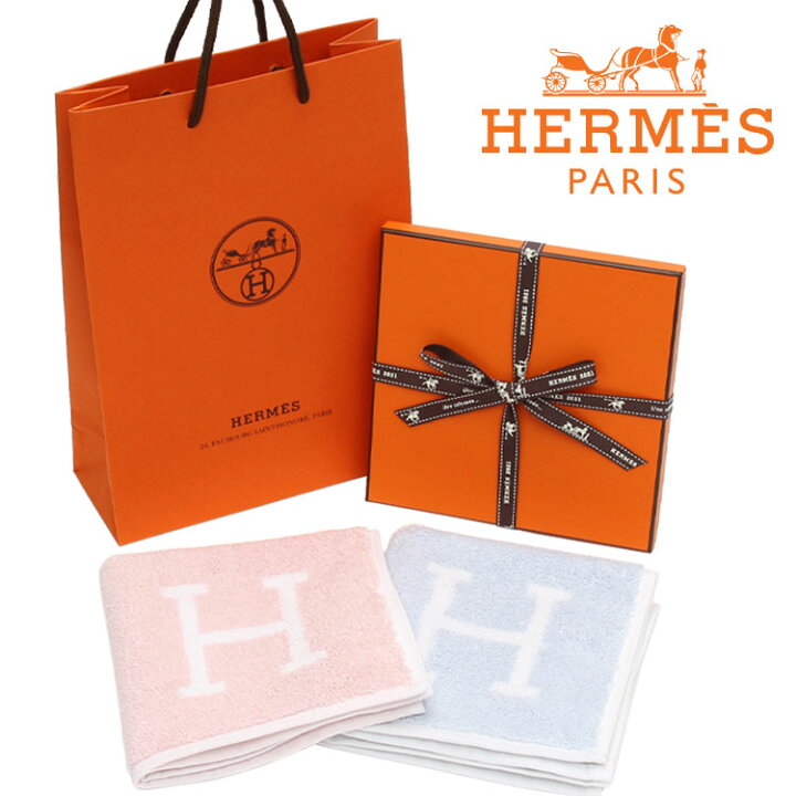 楽天市場】エルメス HERMES アヴァロン Avalon ハンドタオル ハンカチ  
