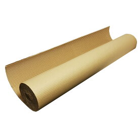 メーカー直販あす楽【巻段ボール3mm（73＋73g）1000mmx10m 】/3980円以上で送料無料/紺屋商事/片面ダンボール 巻き段ボール 片面段ボール 巻ダンボール メーカー 工作 梱包 緩衝材 強度 包装紙 厚手無地 未晒 包装大量 茶色