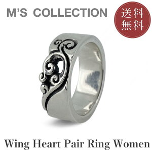 yGYRNVzycXzyM's CollectionzWING HEART PAIR RING WOMEN