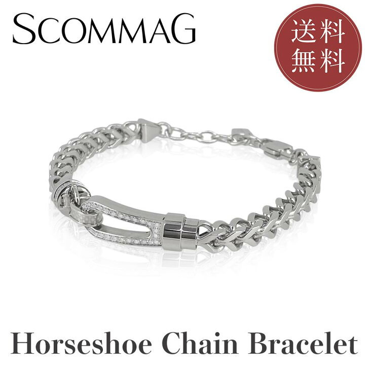 楽天市場】ホースシューチェーンブレスレット (S)【ステンレス 