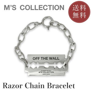 yGYRNVzycXzyM's CollectionzySENSE2019N11fځzOFF THE WALL RAZOR CHAIN BRACELET