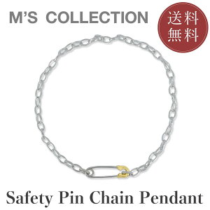 yGYRNVzycXzyM's CollectionzySENSE2020N9fځzOFF THE WALL NEVER HURT YOU SAFETY PIN CHAIN NECKLACE K10YG × SV