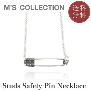 yGYRNVzycXzyM's CollectionzySENSE2021N1fځzTRIPLE X STUDS SAFETY PIN NECKLACE