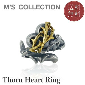 yGYRNVzycXzyM's CollectionzTHORN HEART RING K10YG × SV