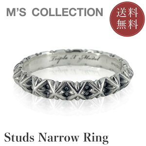 yGYRNVzycXzyM's collectionzTRIPLE X STUDS NARROW RING