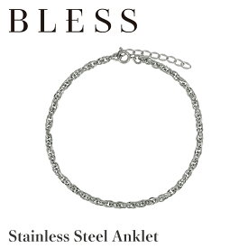 ステンレス/アンクレット/メンズ/レディース/BLESS/ブレス【Bless/ブレス/Steel】