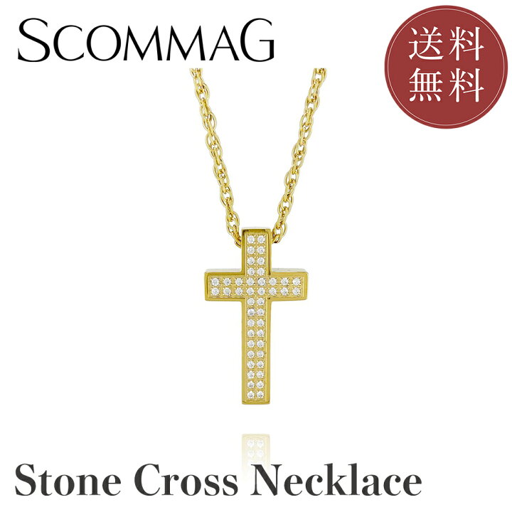 楽天市場】ストーンクロスネックレス【ステンレス ネックレス メンズ 
