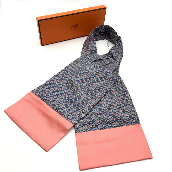 楽天市場】【中古】未使用保管品 HERMES エルメス タイスカーフ 